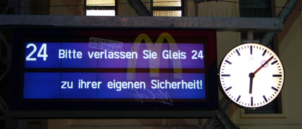 Und diese Anzeige ist etwas beunr�gent.

Patrick E.