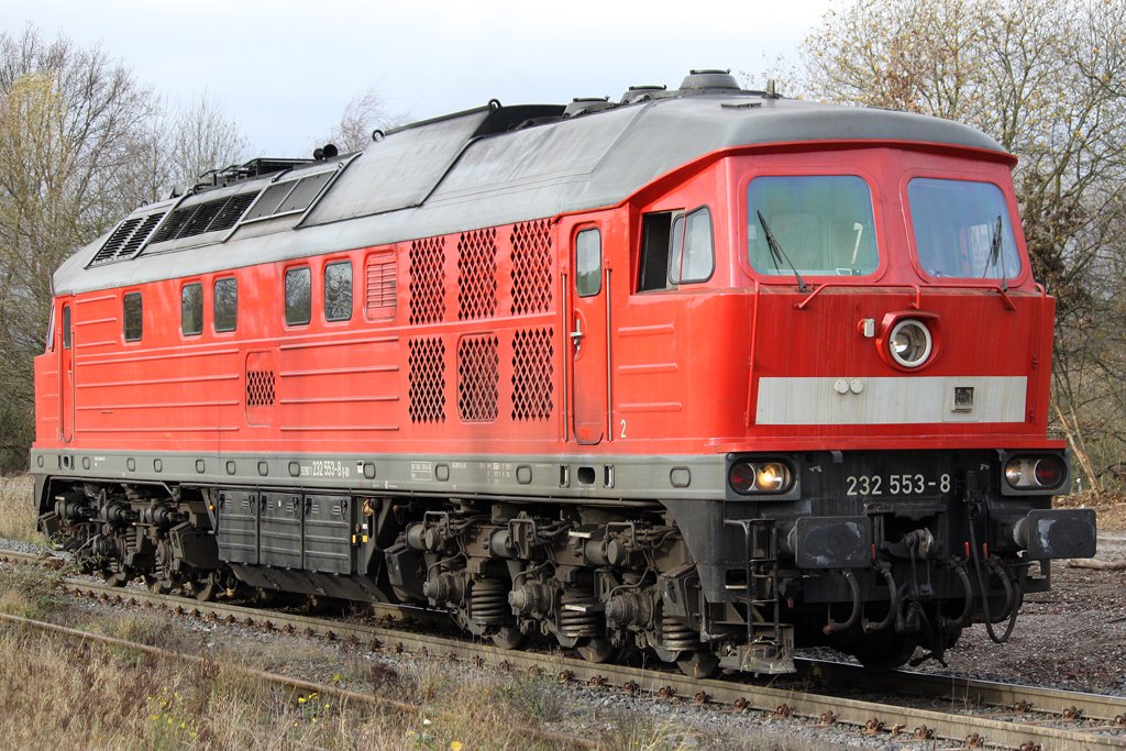 Und mal wieder 232 553-8 in W�lfrath Flandersbach , am 18,11,09