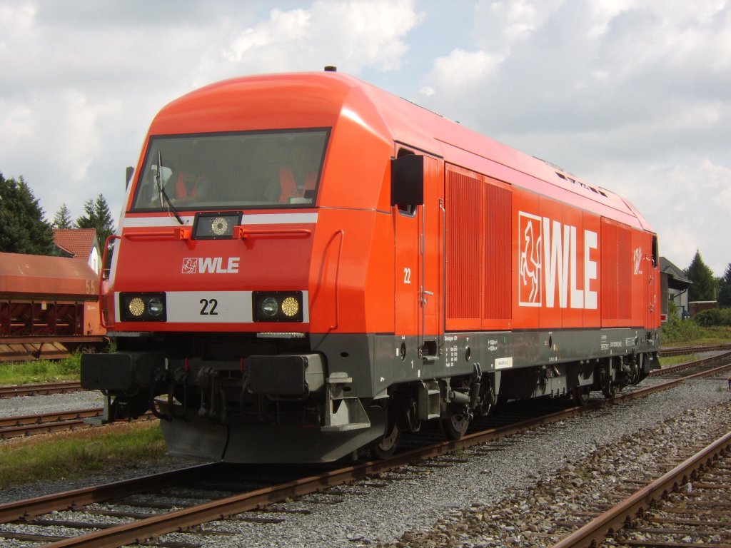 WLE 22 auf dem WLE Betriebsgel�nde in Lippstadt am 24.08.2008