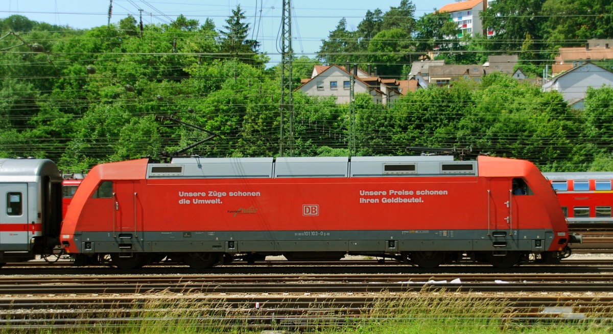 101 103-0, aufgenommen am 08.06.14, in Treuchtlingen.