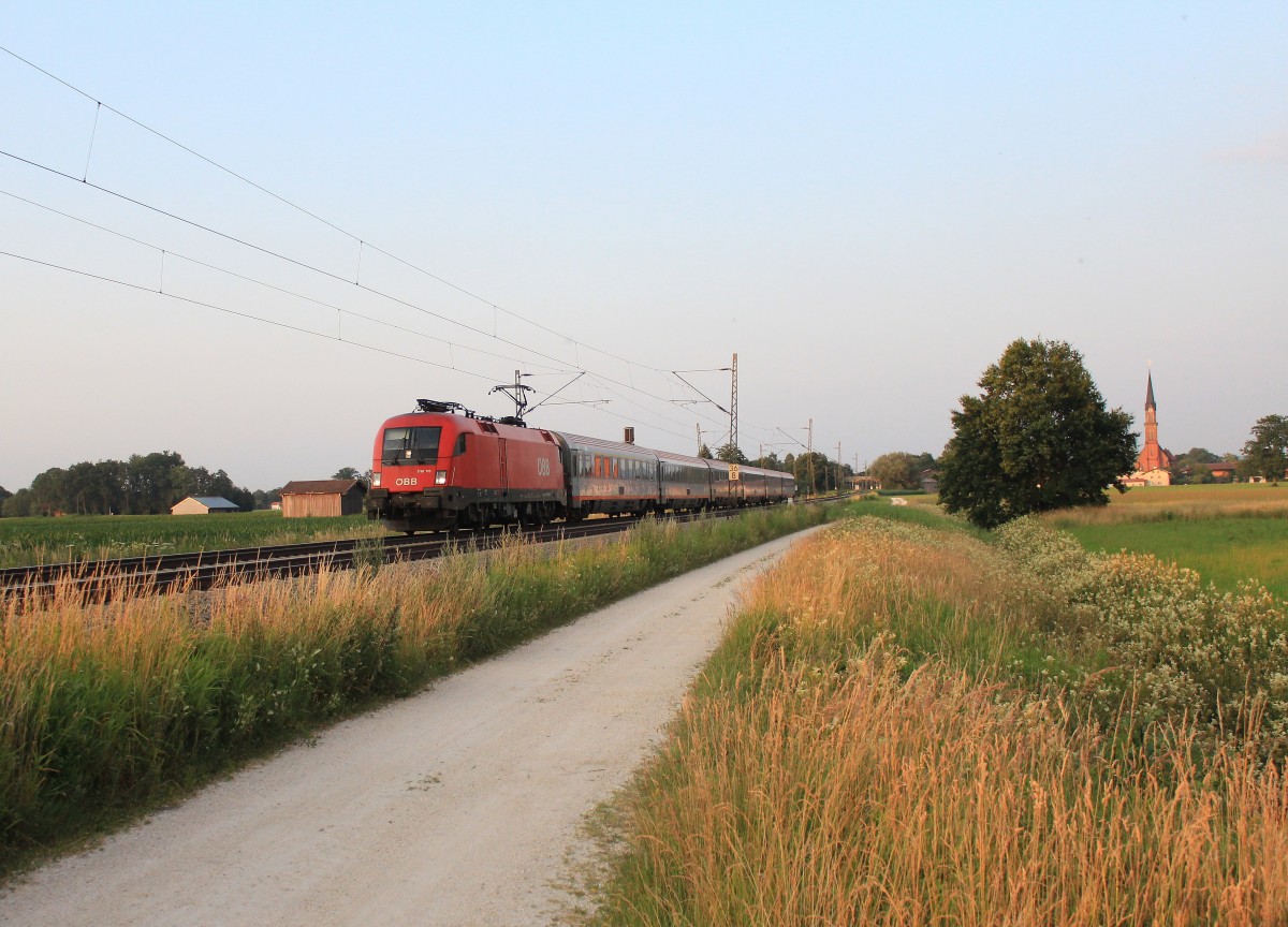 1116 115-7 aus Salzburg kommend am 15. Juli 2013 bei �bersee.