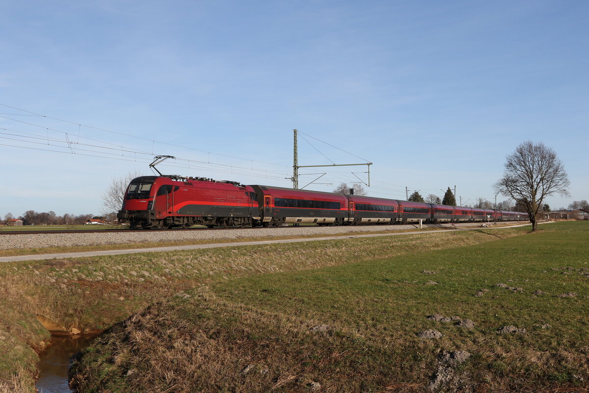 1116 239 am 1. Januar 2023 bei �bersee am Chiemsee.