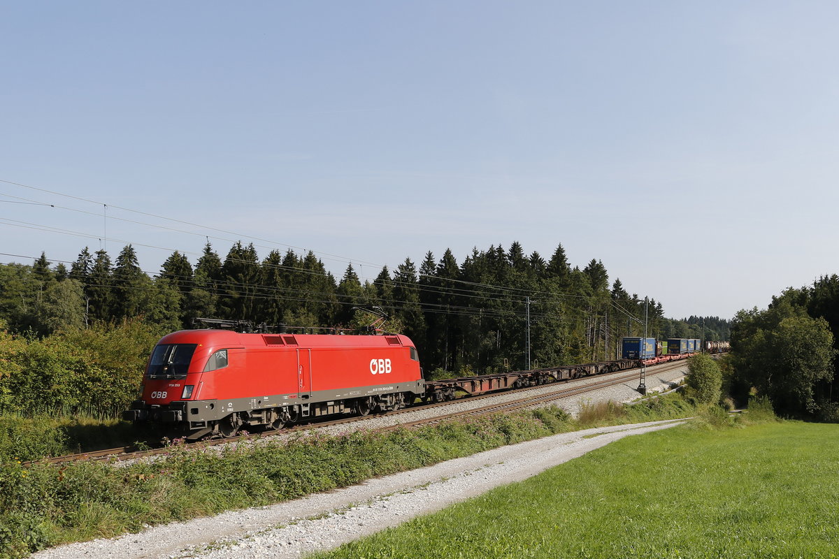 1116 253 auf dem Weg nach M�nchen am 5. September 2018 bei Grabenst�tt.