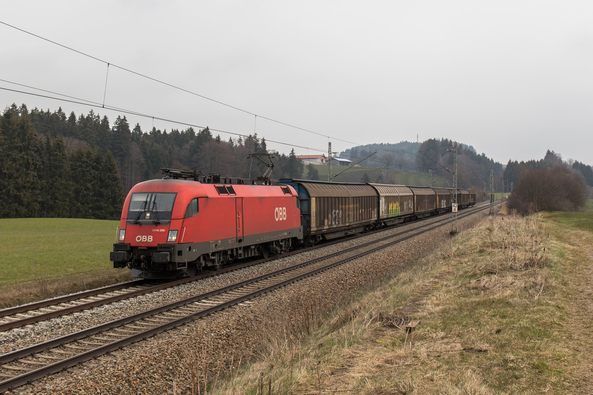 1116 268-4 aus Salzburg kommen am 25. M�rz 2016 bei H�tt.