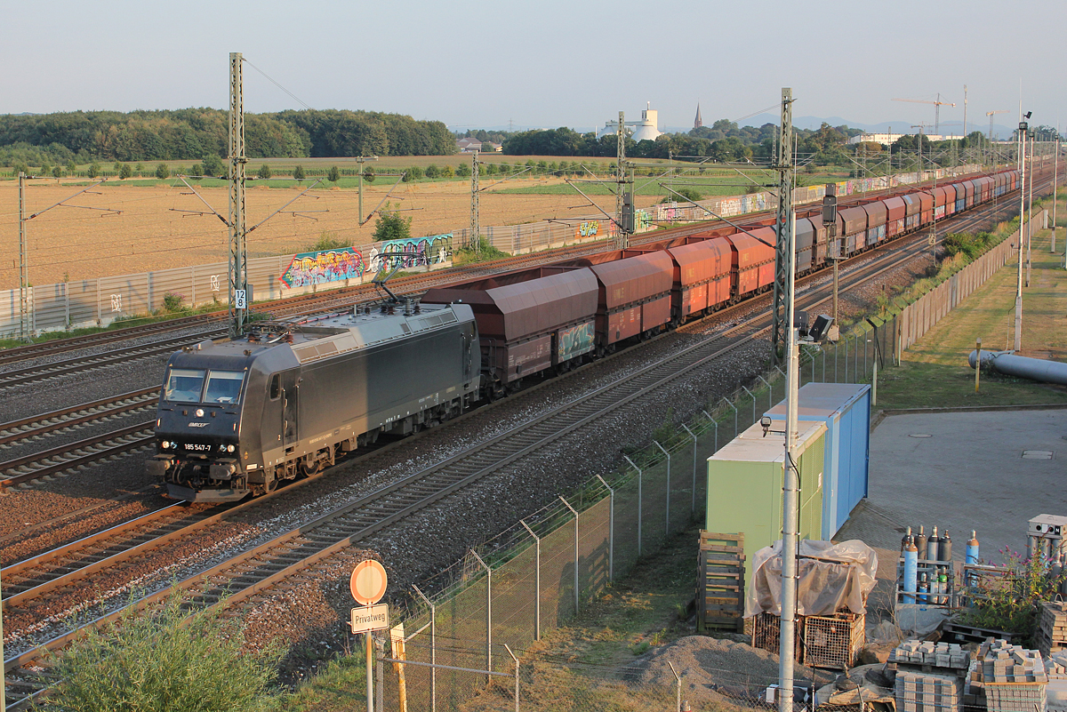 185 547-7 i.E. f�r NIAG bei Porz(Rhein) am 28.08.2013