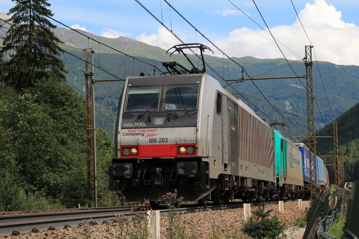 186 283 am 5. August 2014 bei Gossensa� in S�dtirol.