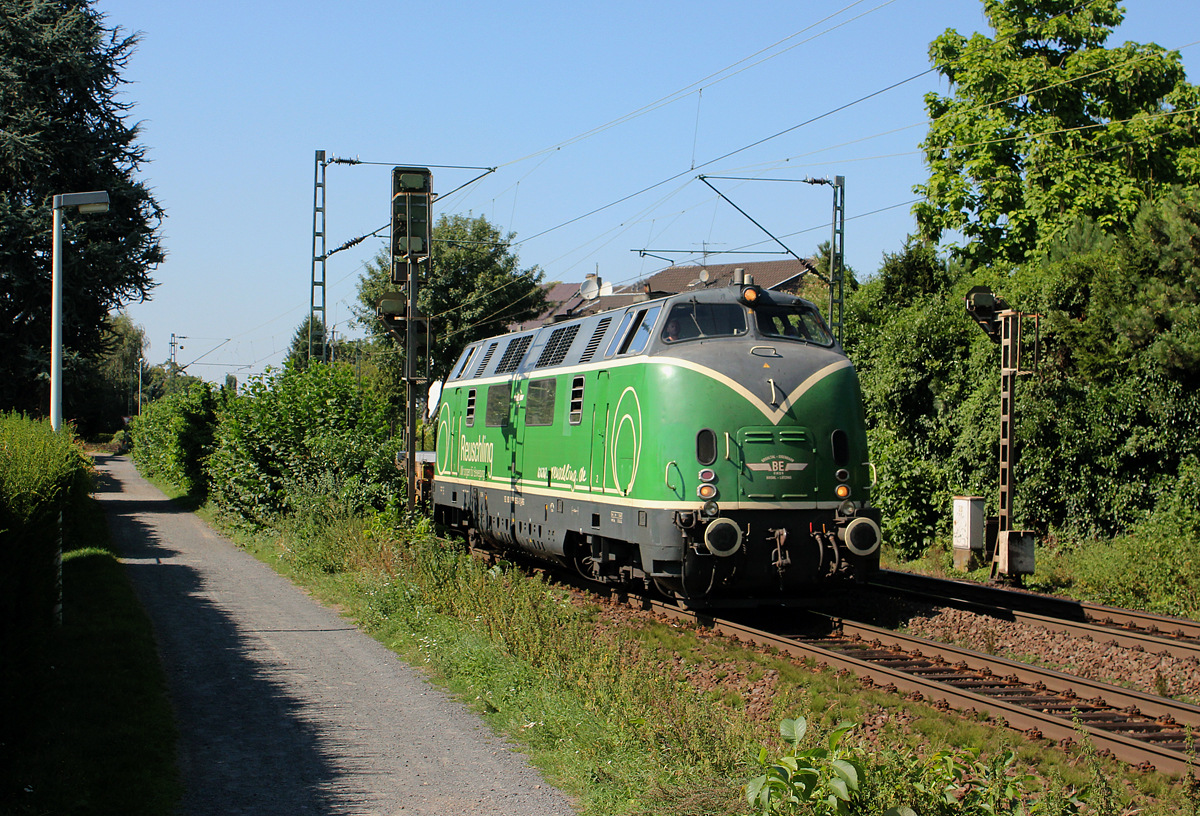 220 053 der BEG in Bonn Limperich am 04.09.2013