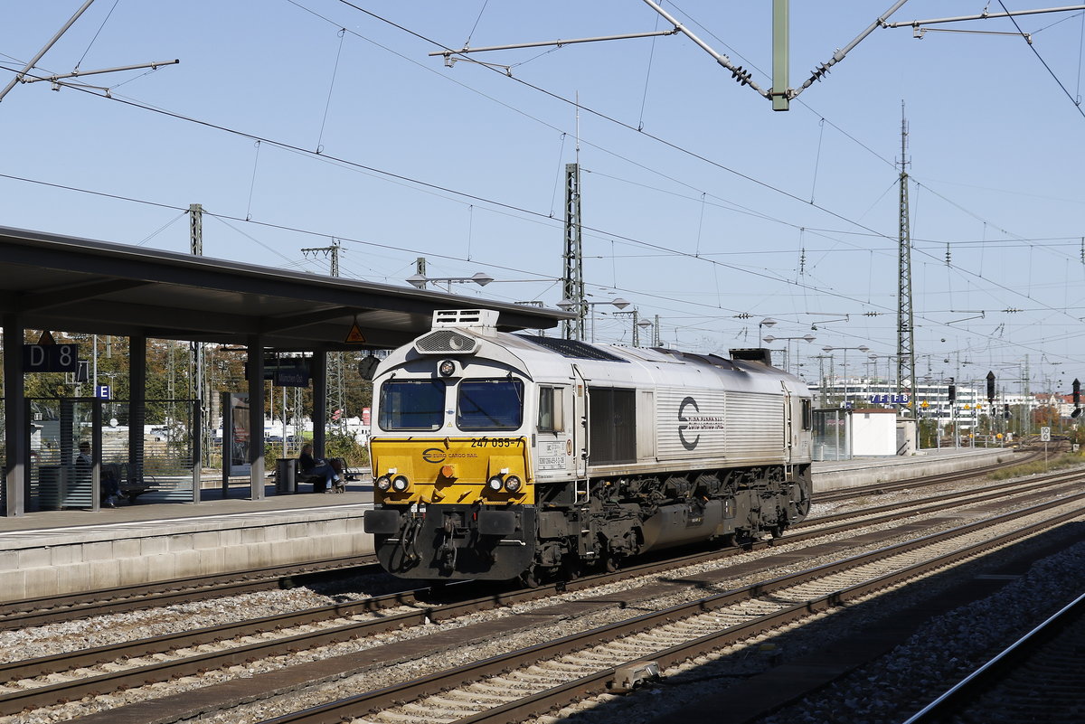 247 055 am 14. Oktober 2018 im Ostbahnhof M�nchen.