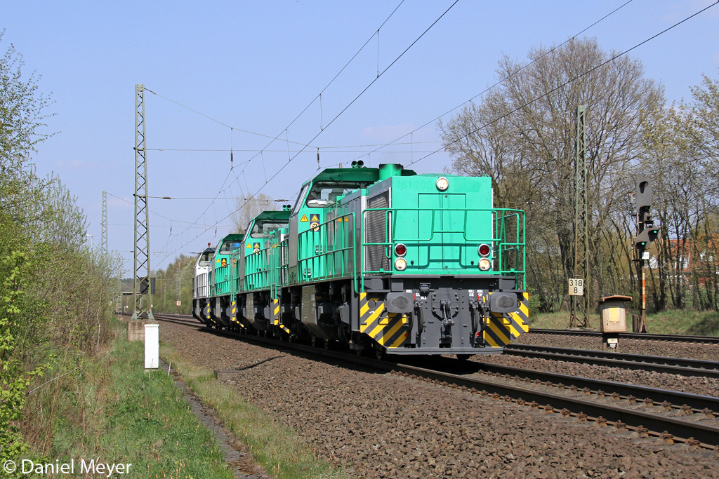 4x MaK 1206 in Spr�tze am 04,05,2013