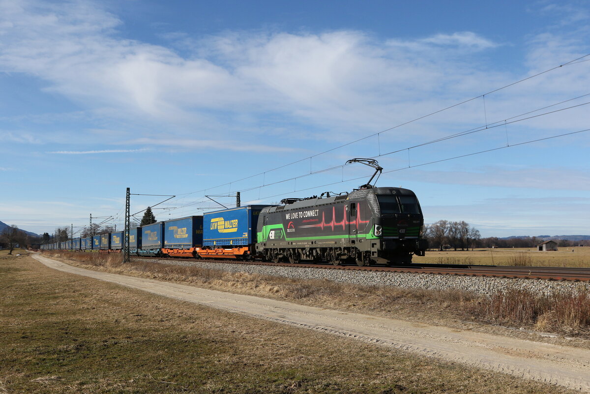 6193 277  We Love To Connect  mit einem  WALTER-KLV  aus M�nchen kommend am 10. Februar 2026 bei �bersee am Chiemsee.