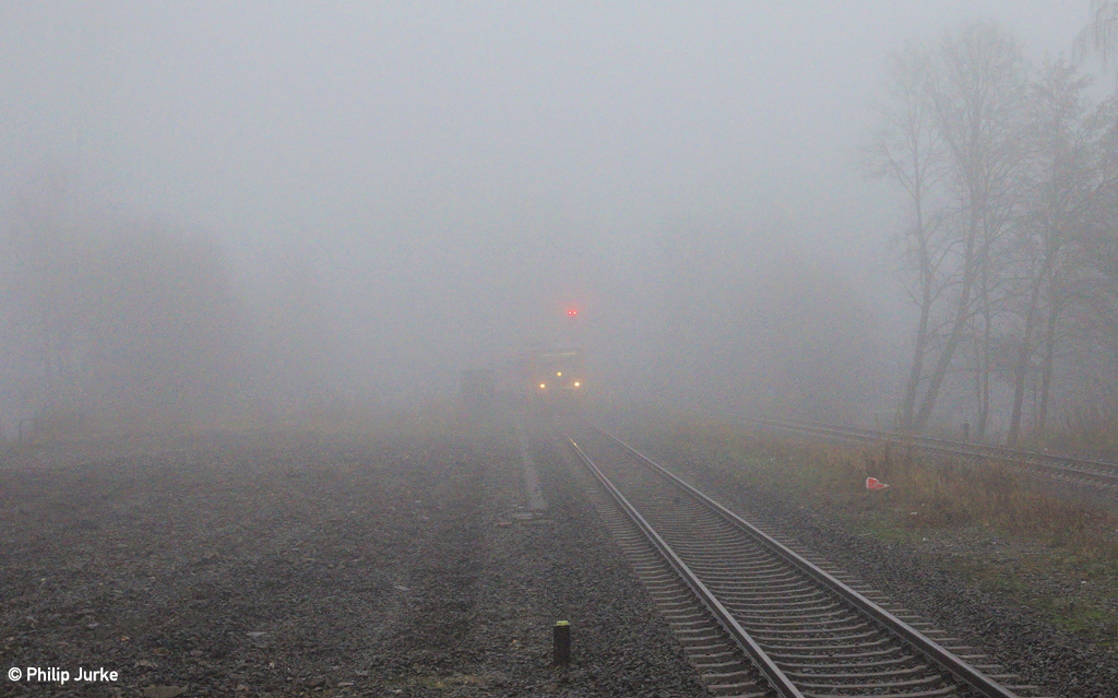 628 507-5 als RB 30771 von Wuppertal nach Remscheid am 14.12.2013 in Remscheid-Lennep.
