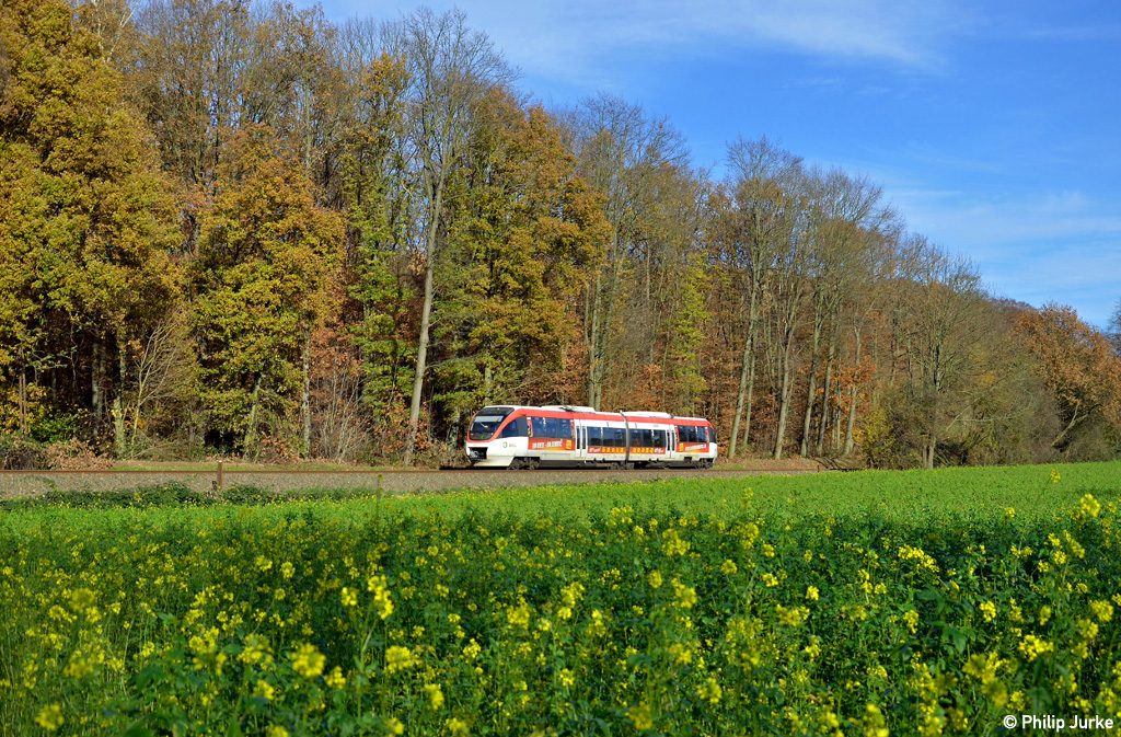 643 234-7  VT 1007  als S28 (Mettmann-Stadtwald - Kaarster See) am 25.11.2014 zwischen Erkrath Nord und Düsseldorf Gerresheim.
