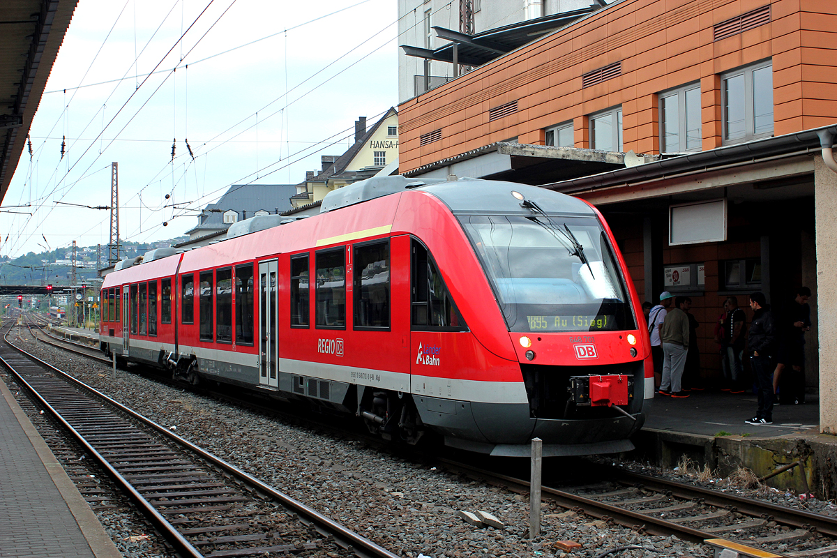 648 701 in Siegen Hbf am 17.08.2013