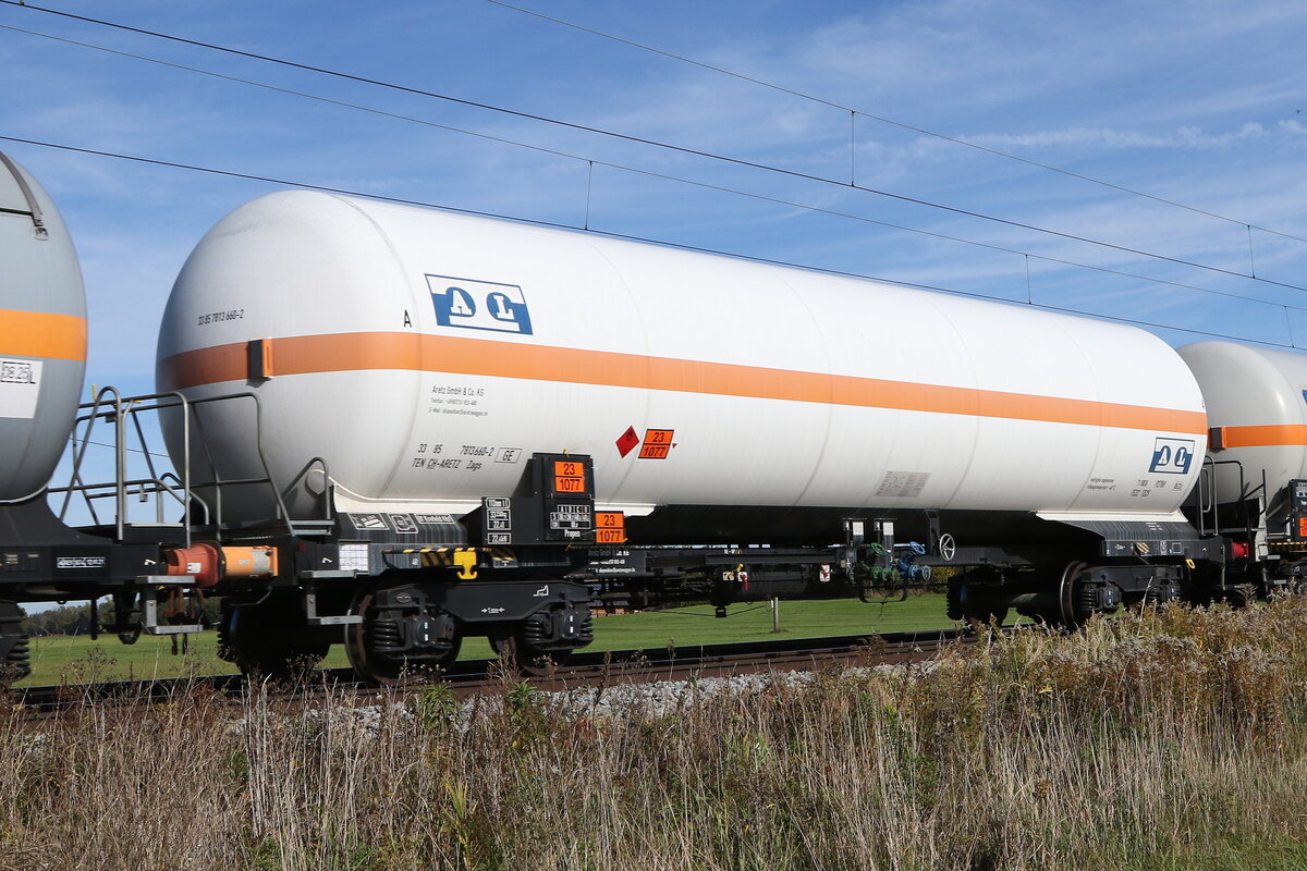 7813 660 (Zags) der  Aretz GmbH  am 20. Oktober 2021 bei �bersee.