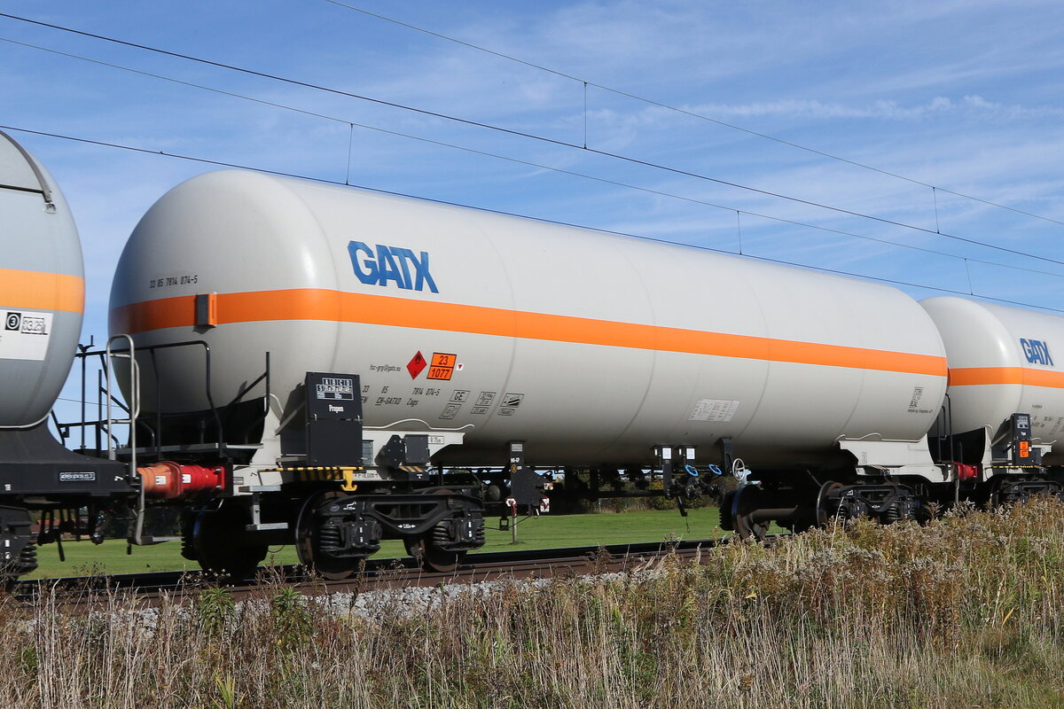 7814 974 (Zags) von  GATX  am 20. Oktober 2021 bei �bersee.