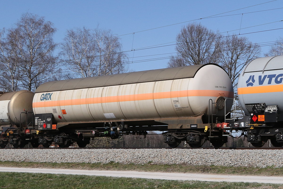 7819 204 (Zags) von  GATX  am 31. M�rz 2021 bei �bersee.