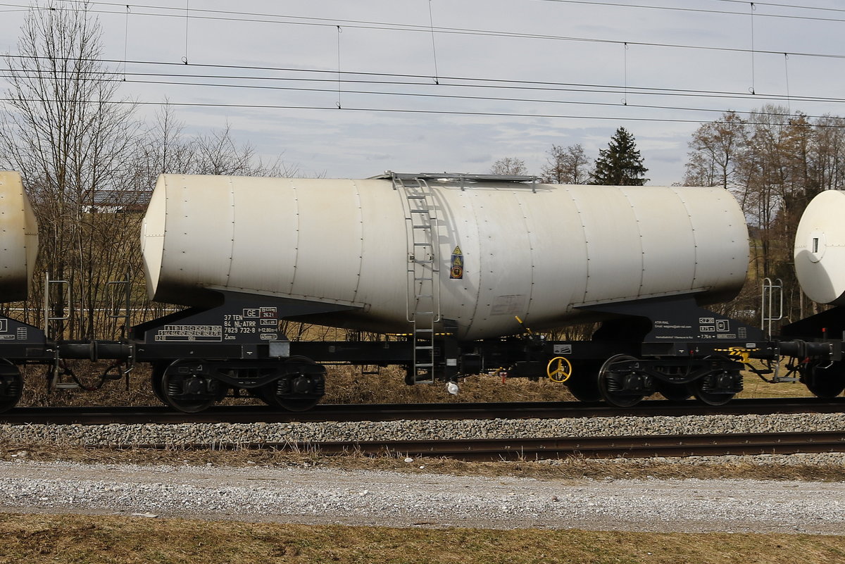 7829 732 (Zacns) von  Atir-Rail  am 3. M�rz 2019 bei Grabenst�tt.