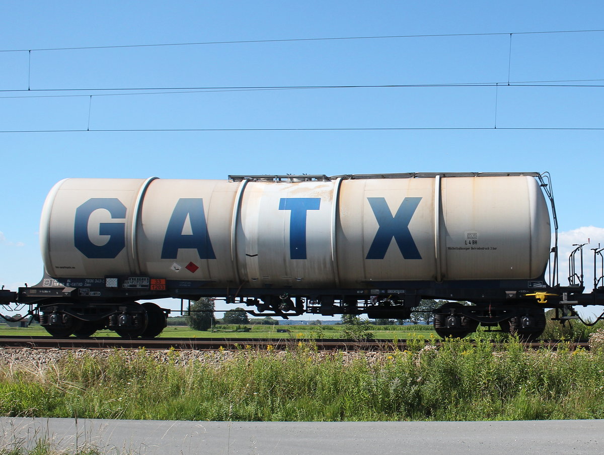 7836 343-5 (Zans) von  GATX  am 7. August 2016 bei �bersee.