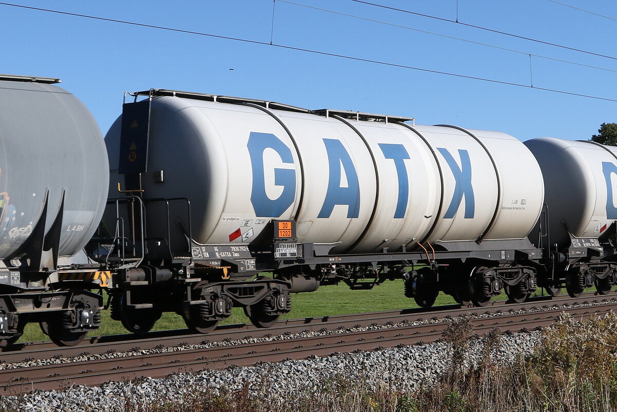 7836 762 (Zans) von  GATX  am 20. Oktober 2021 bei �bersee.