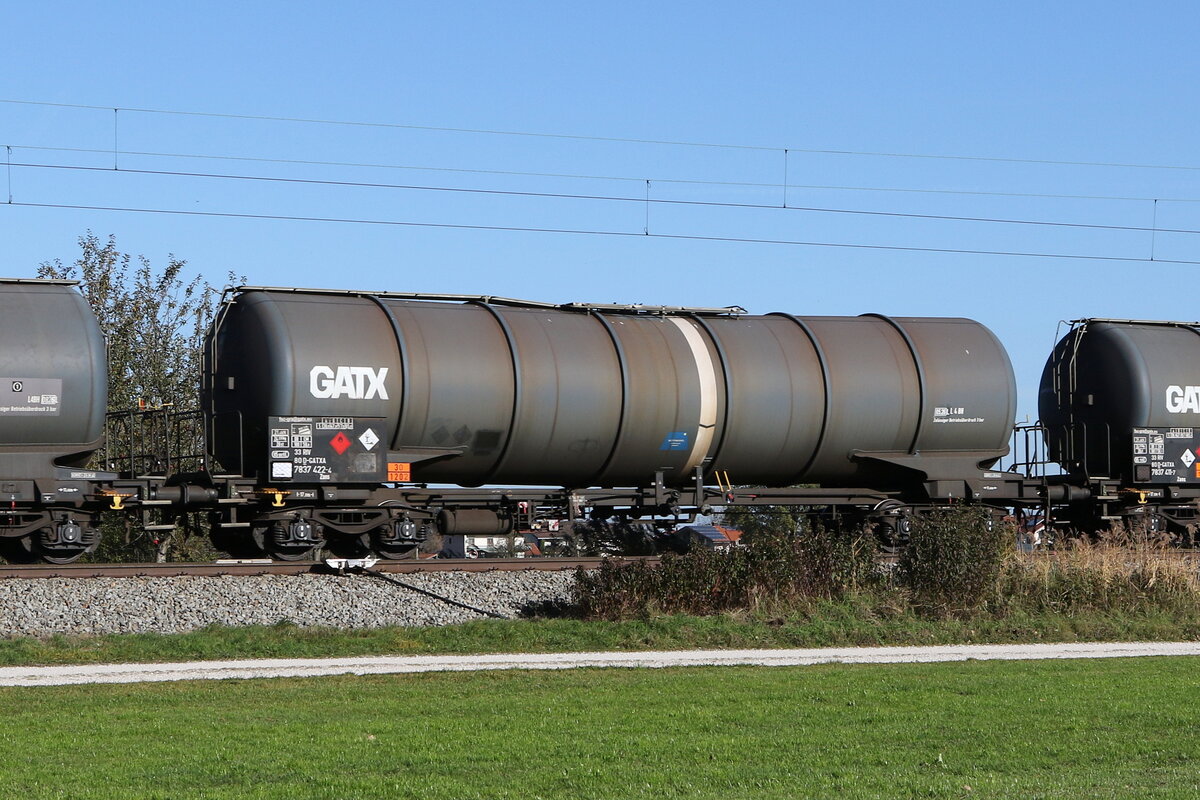 7837 422 (Zans) von  GATX  am 31. Oktober 2022 bei �bersee.
