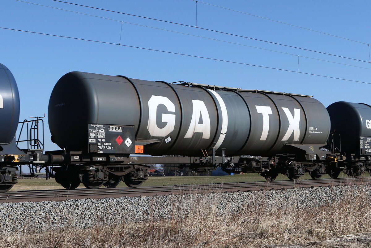 7837 848 (Zans) von  GATX  am 28. Februar 2022 bei �bersee.