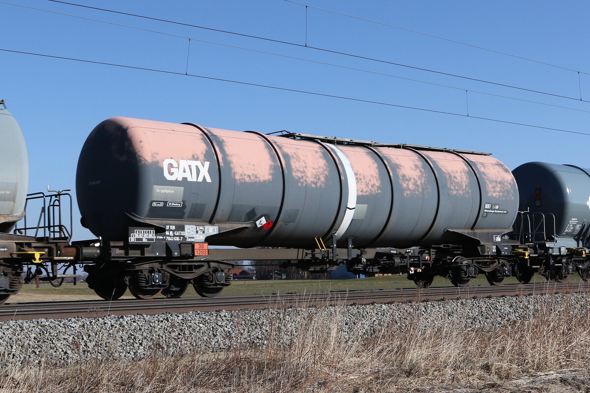 7841 616 (Zacns) von  GATX  am 28. Februar 2022 bei �bersee.