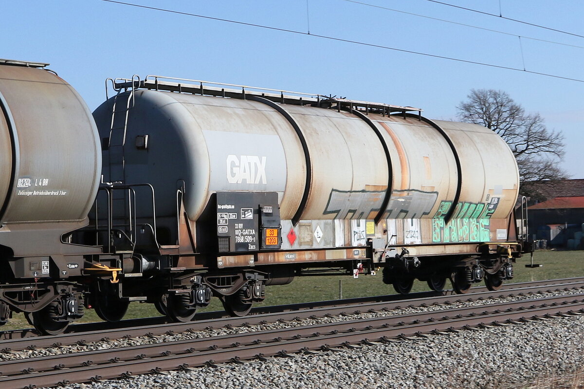 7868 509 (Zacs) von  GATX  am 28. Februar 2022 bei �bersee.