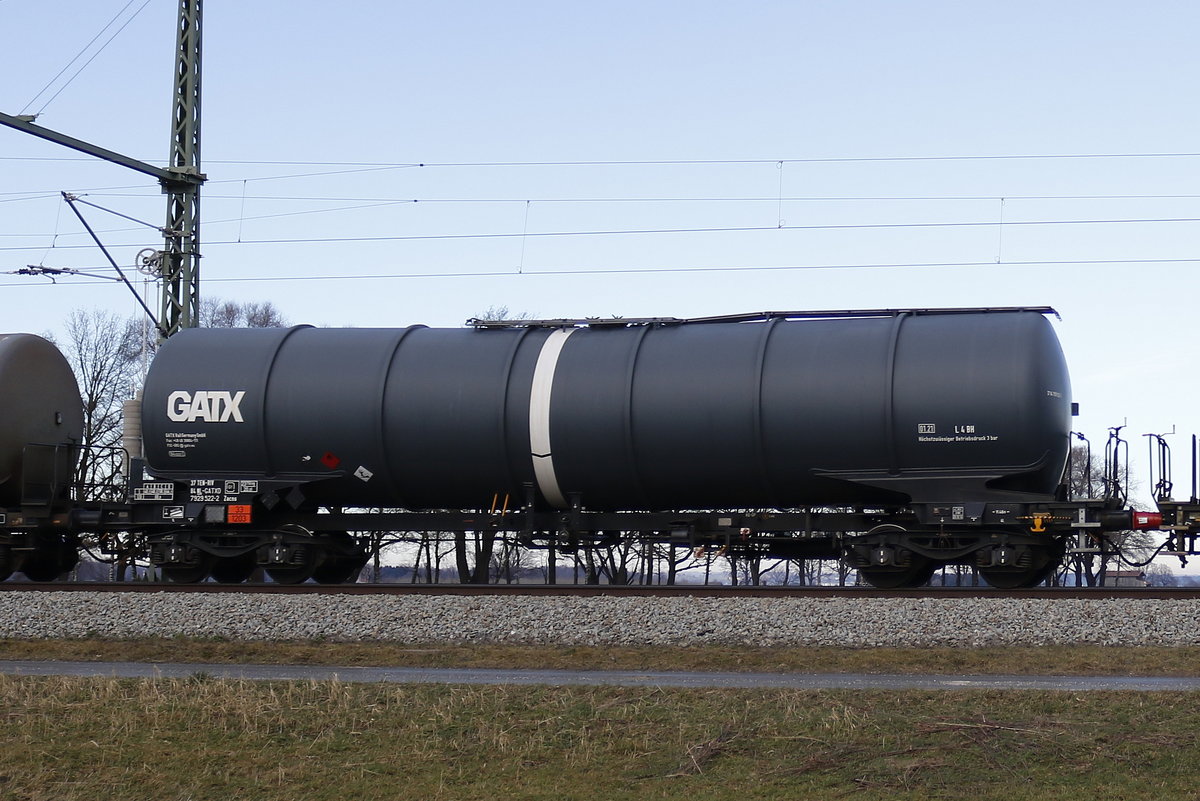 7929 522 (Zacns) von  GATX  am 28. Dezember 2018 bei �bersee.
