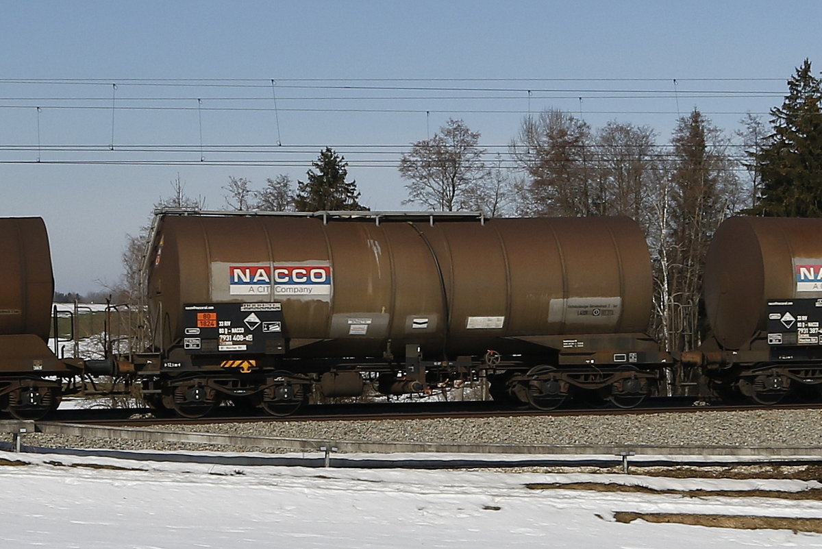 7931 408 (Zacens) von  NACCO  am 23. Februar 2019 bei Grabenst�tt.