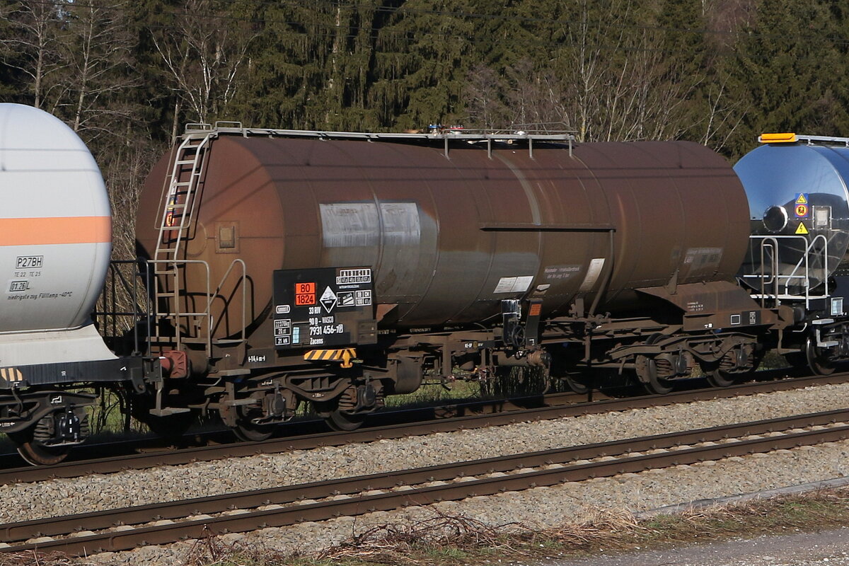 7931 456 (Zacens) von  WASCOSA  am 19. Januar 2022 bei Grabenst�tt.