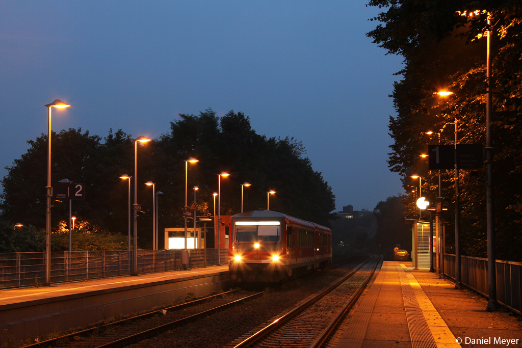 Der 628 670 in Remscheid L�ttringhausen am 25.09.2013 