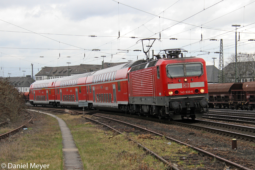 Die 143 930-6 in Koblenz L�tzel am 10,04,13