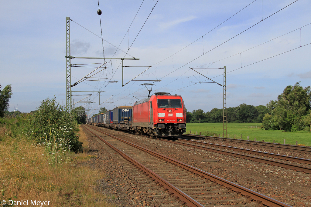 Die 158 321-4 in Wrist am 19.07.2013
