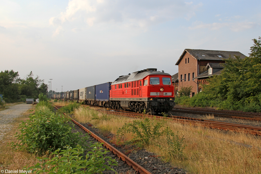 Die 232 384-8 in Husum am 02.08.2014
