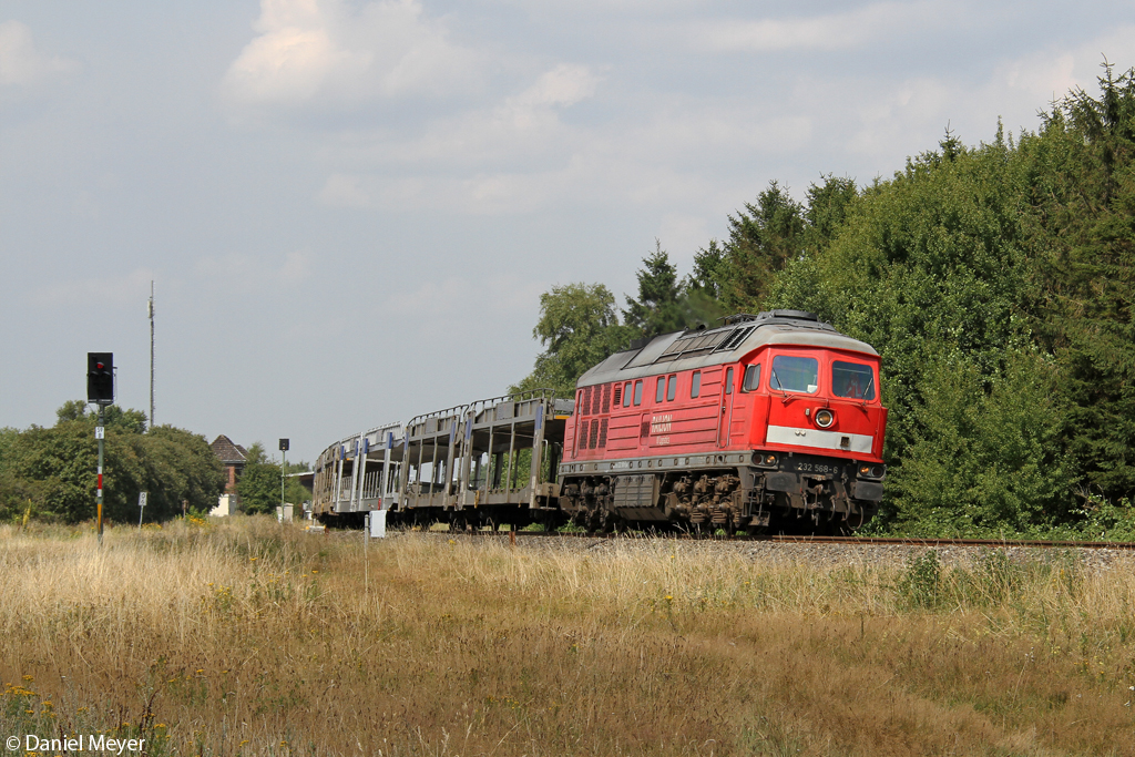 Die 232 568-6 in Sankt Michaelisdonn am 01.08.2014