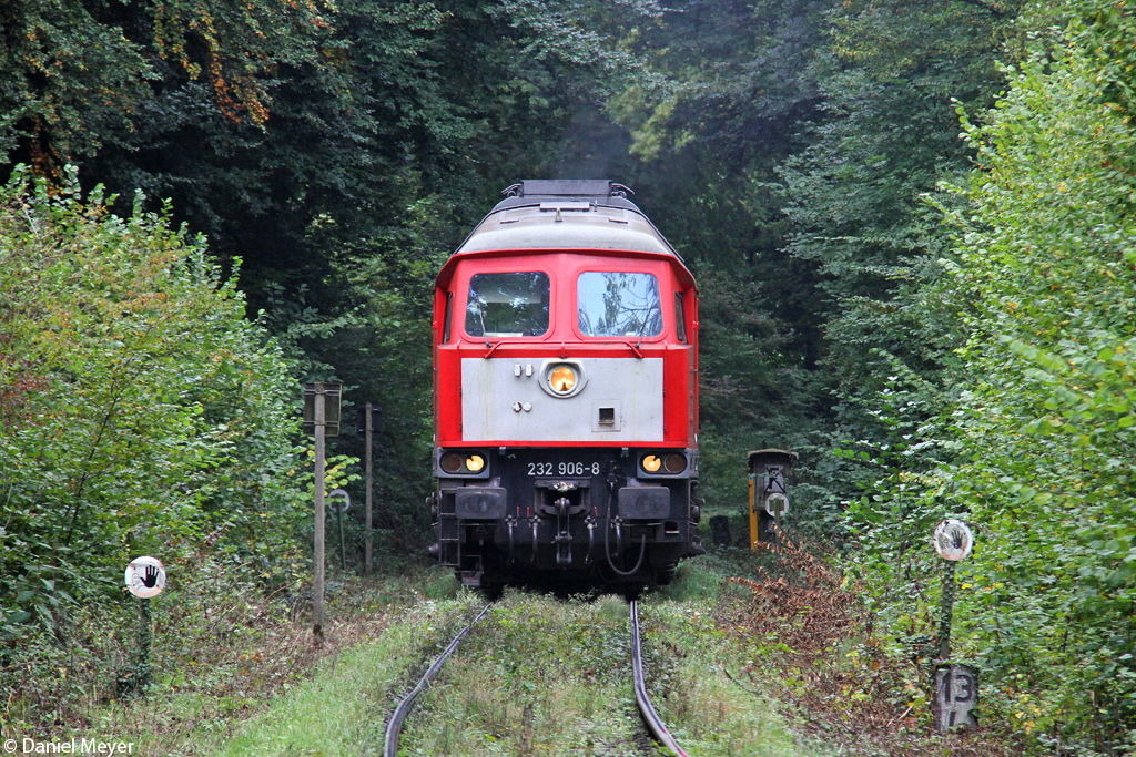 Die 232 906-8 in W�lfrath Rodenhaus am 08.10.2013