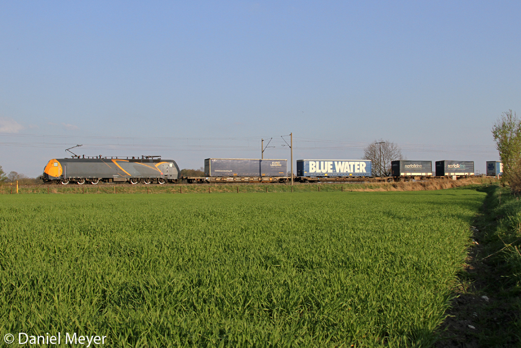 Die EG 3112 bei Quarnstedt am 05,05,13 