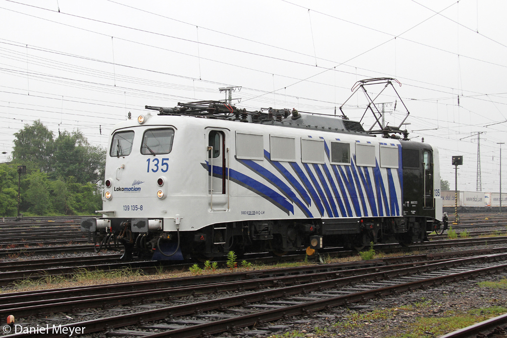 Die Lokomotion 139 135-8 in Koblenz l�tzel am 10.06.2013