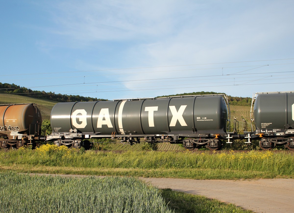 GATX 7846 848-1 bei Th�ngersheim am Main am 15. Mai 2015.
