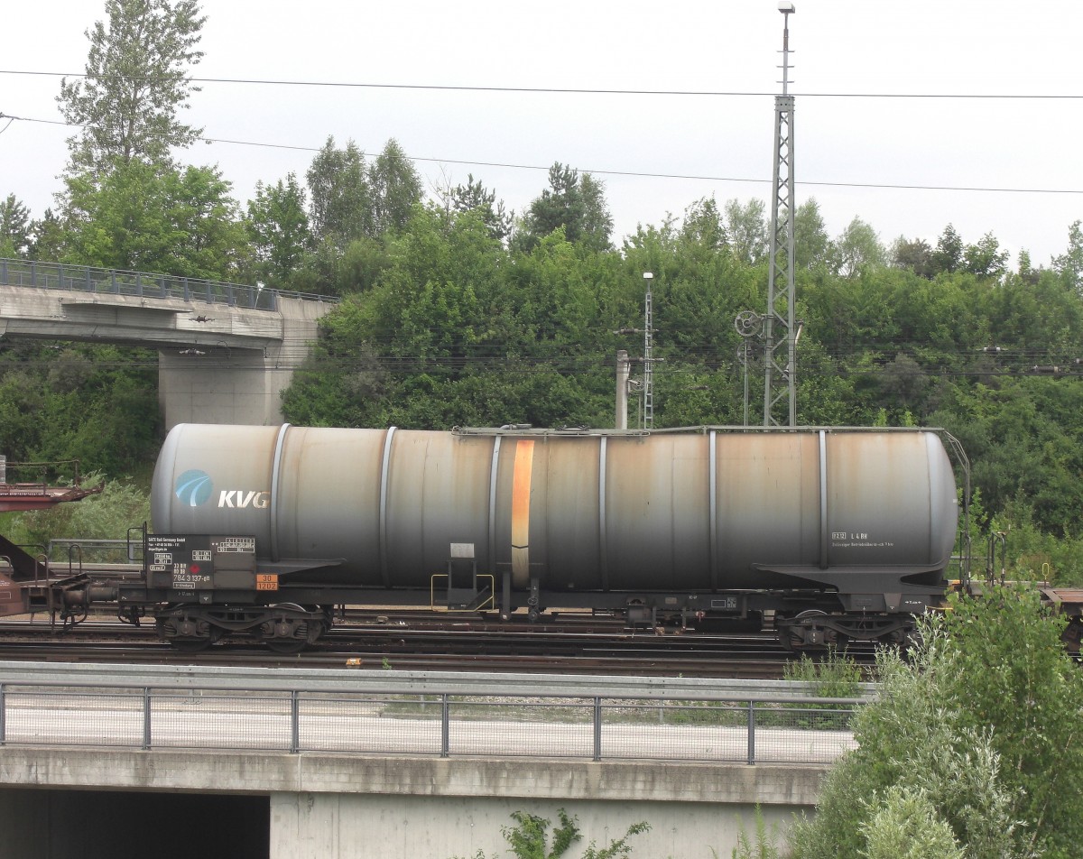KVG 7843 137-0 am 14. Juli 2009 im Rangierbahnhof M�nchen-Nord.
