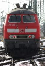 Die vorletzt gebaute 218er der DB.