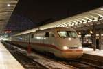 Und auch ein normaler ICE1 macht sich im Frankfurter Hbf breit.