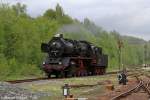Die 50 3616-5 der Sachschen Eisenbahn Freunde in Schwarzenberg (Erzg.) am 10.05.2013