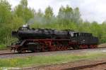 Die 50 3616-5 der Sachschen Eisenbahn Freunde in Schwarzenberg (Erzg.) am 10.05.2013