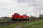714 110 (170 010) & 714 010 (212 260) waren am 28. M�rz 2019 bei Bremen-Mahndorf in Richtung Bremen unterwegs.