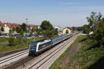 223 081 war am 14. Mai 2025 auf dem Weg nach Regensburg. Aufgenommen bei der Durchfahrt von Maxh�tte-Haidhof.