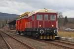Die V75 018 / 107 018-4 in Georgenthal (Th�r)‎ am 10,12,11