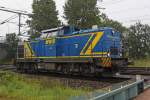 Die MWB V1701 ( 203 102-9 ) im Gbf Alte S�derelb in Hamburg-Waltershof am 10,08,11