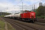 Die 203 443-7 in K�ln West am 18,04,12