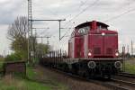 V100 1200 mit Aluzug in Porz Wahn am 23.04.2012